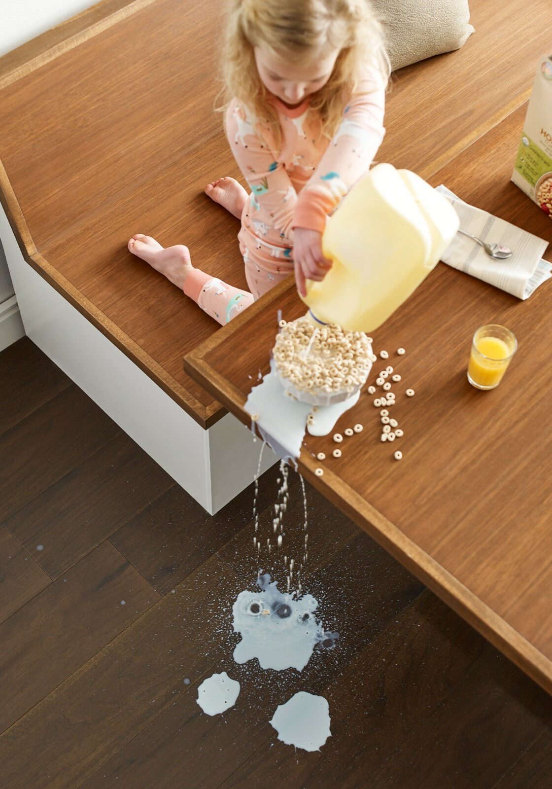 Milk spill cleaning | Floor to Ceiling Marshall